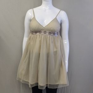 Spaghetti strapped flowy dress